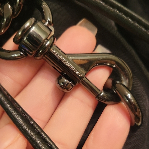 Rebecca Minkoff Pewter Chain-Trim Backpack - Picture 3 of 15